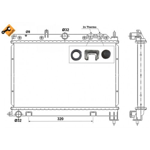 Radiator racire cu apa