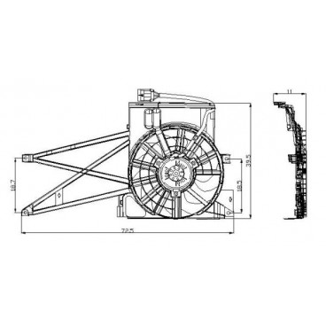 Ventilator radiator