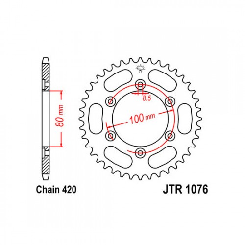 Pinion spate