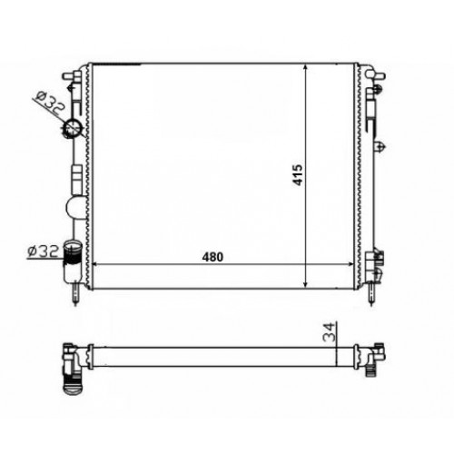 Radiator racire cu apa