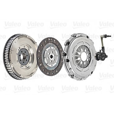 Clutch kit with dual mass flywheel and bearing