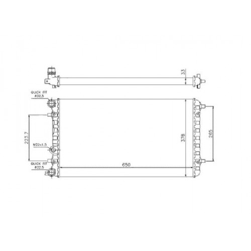 Radiator racire cu apa