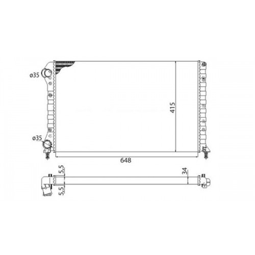 Radiator racire cu apa