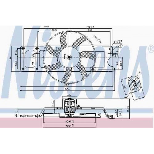 Ventilator radiator