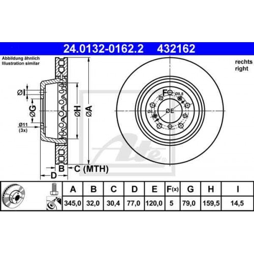 Two-piece brake disk