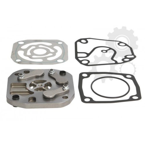 Compressor head intermediate plate