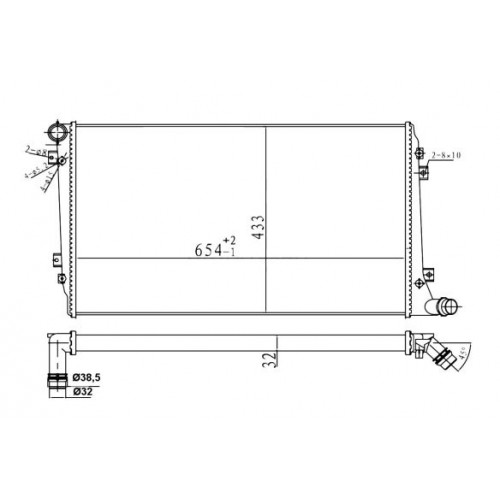 Radiator racire cu apa