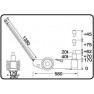 Cric special pneumatic-hidraulic