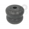 Leaf spring rubber cushion