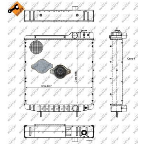 Radiator racire cu apa