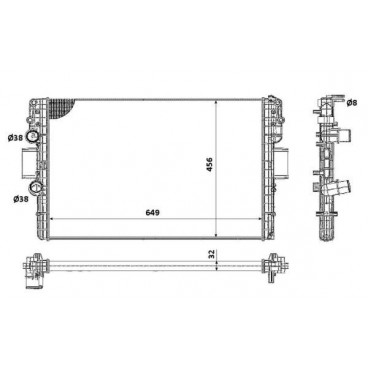 Radiator racire cu apa