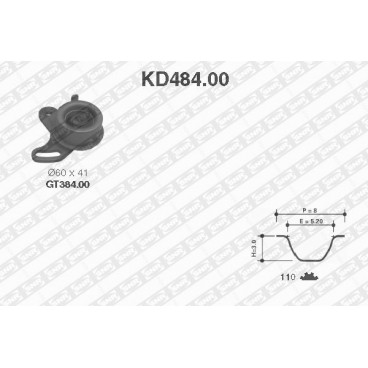 Kit distributie (curea+role)