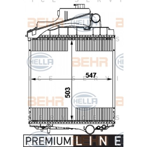 Radiator racire cu apa