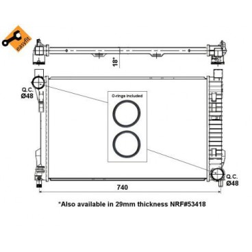 Radiator racire cu apa