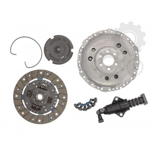 Clutch kit with clutch cylinder and pressure plate