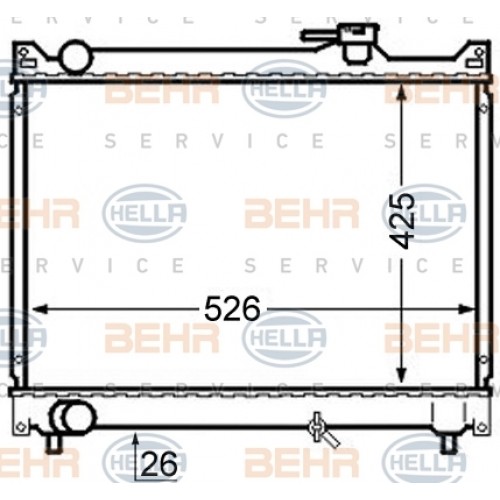 Radiator racire cu apa