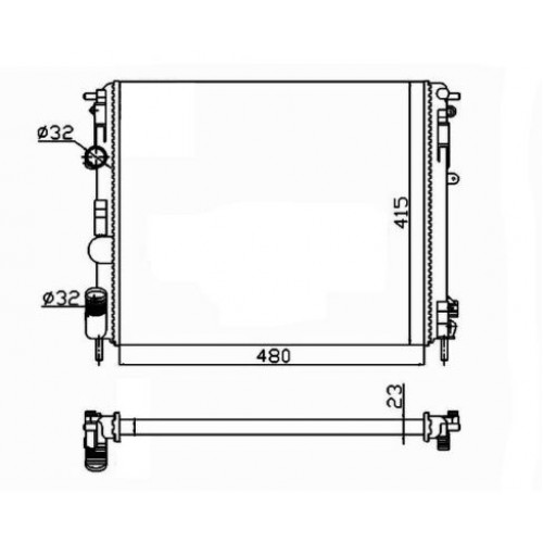 Radiator racire cu apa