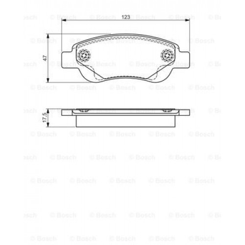 Set placute frana