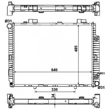 Radiator racire cu apa