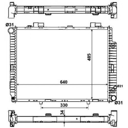 Radiator racire cu apa