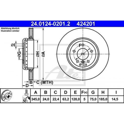 Two-piece brake disk