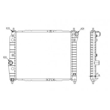 Radiator racire cu apa