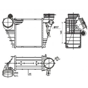 Radiator aer