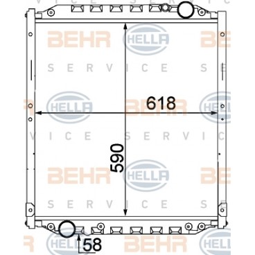 Radiator racire cu apa