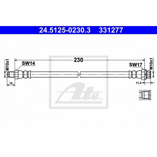 Furtun elastic frana