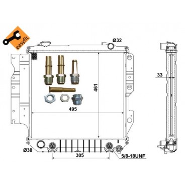 Radiator racire cu apa