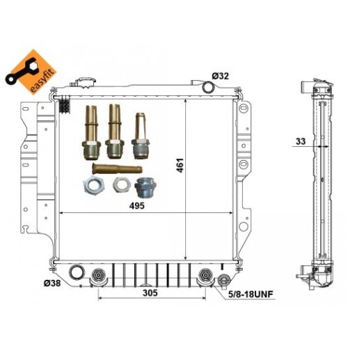 Radiator racire cu apa