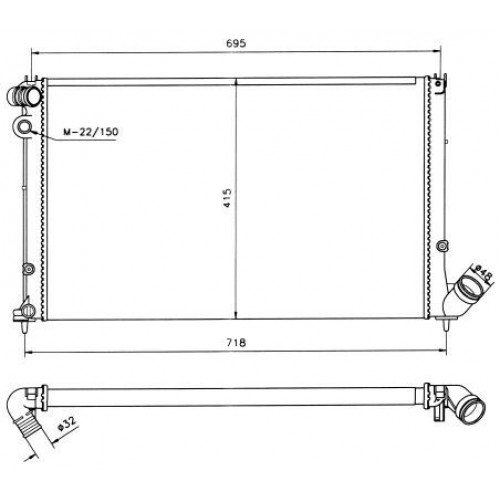 Radiator racire cu apa