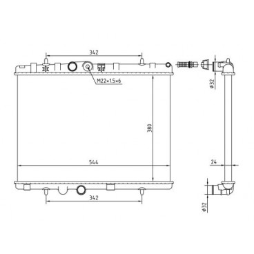 Radiator racire cu apa