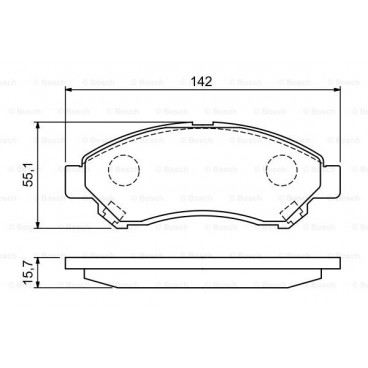 Set placute frana