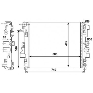 Radiator racire cu apa