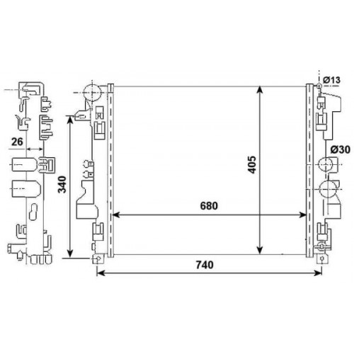 Radiator racire cu apa