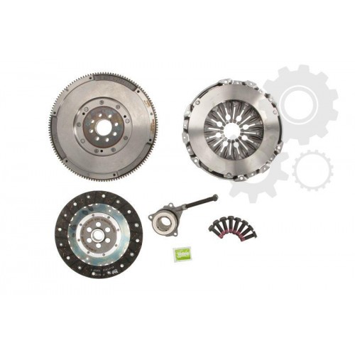 Clutch kit with dual mass flywheel and bearing