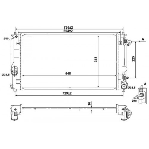 Radiator racire cu apa