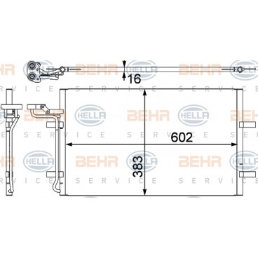 Radiator aer conditionat