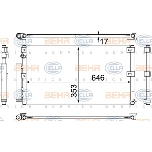 Radiator aer conditionat