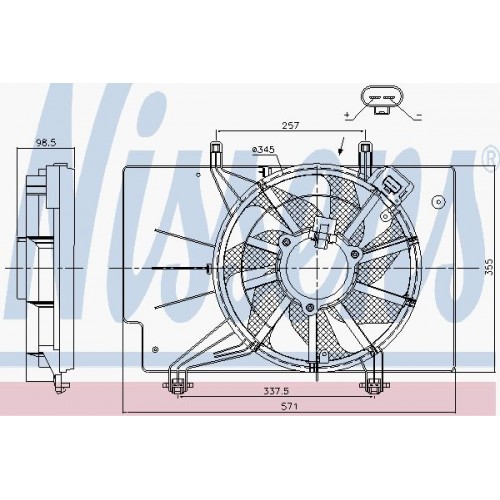 Ventilator radiator