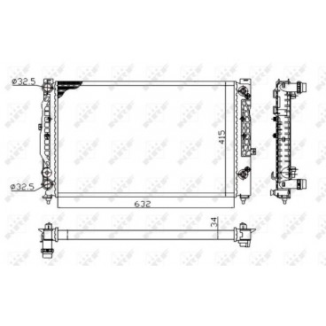 Radiator racire cu apa