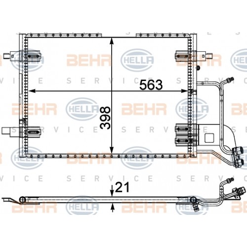 Radiator aer conditionat