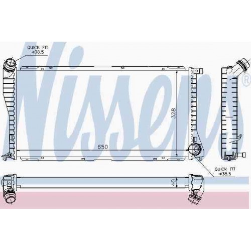 Radiator racire cu apa