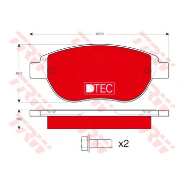 Set placute frana