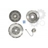 Clutch kit with dual mass flywheel and pneumatic bearing