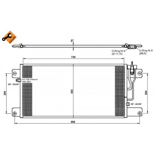 Radiator aer conditionat