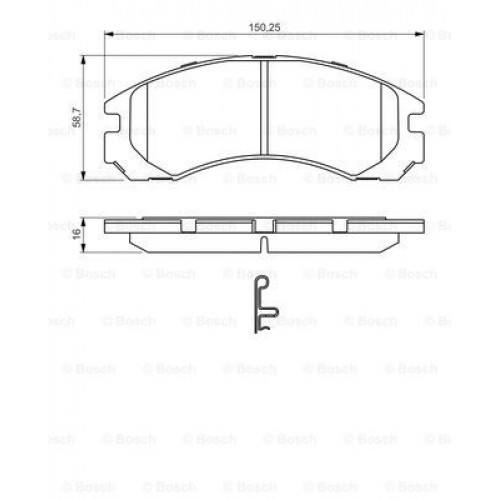 Set placute frana