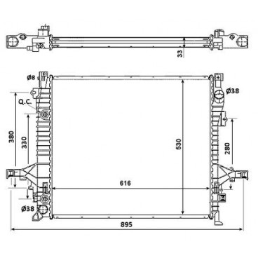 Radiator racire cu apa