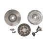 Clutch kit with dual mass flywheel and bearing